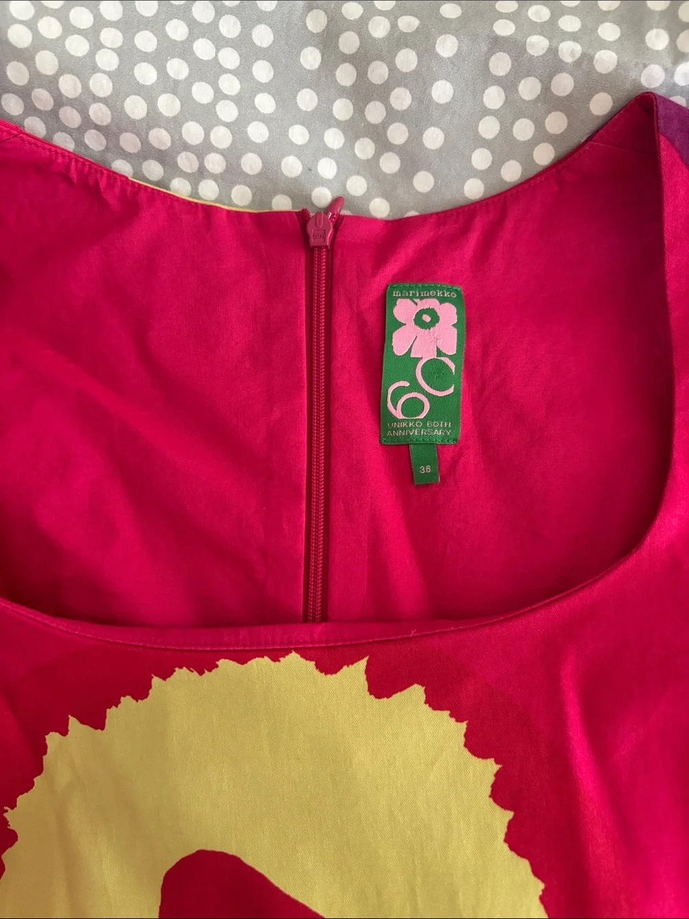EUC Marimekko Kestit Unikko 60th Anniversary Shift Dress